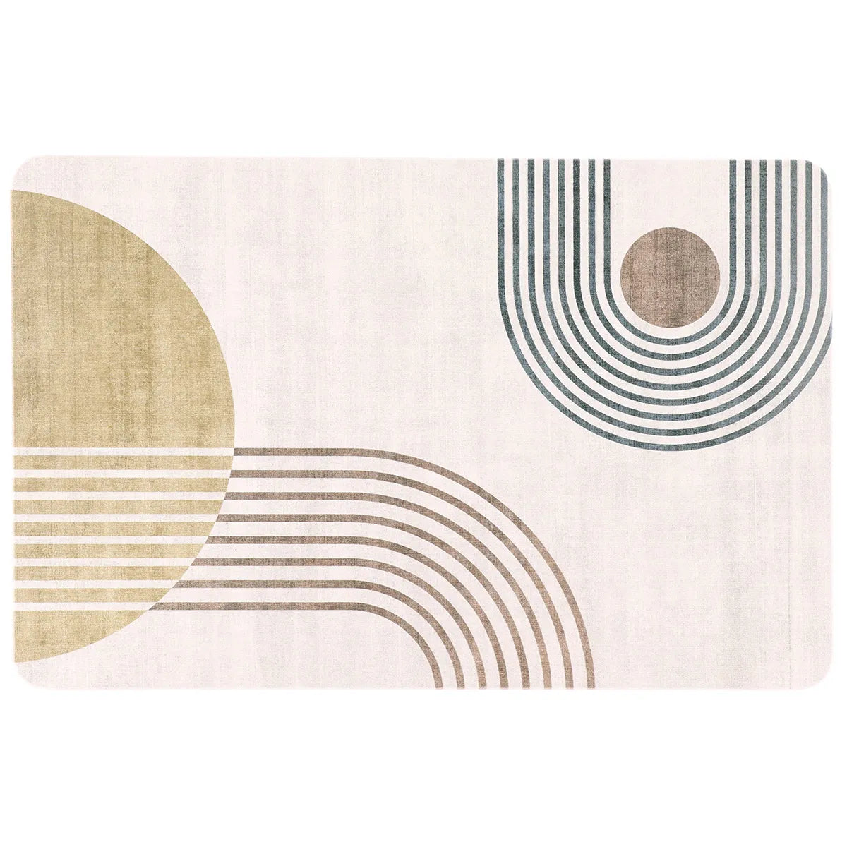 COVOR DE BAIE DIATOMITE 39X60 CM – GEOMETRIC CULOARE MULTICOLOR