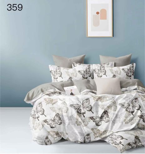 Lenjerie De Pat Dublu, Bumbac Finet, 6 Piese, Cod GR-359