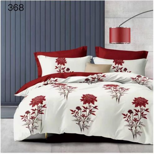 Lenjerie De Pat Dublu, Bumbac Finet, 6 Piese, Cod GR-368