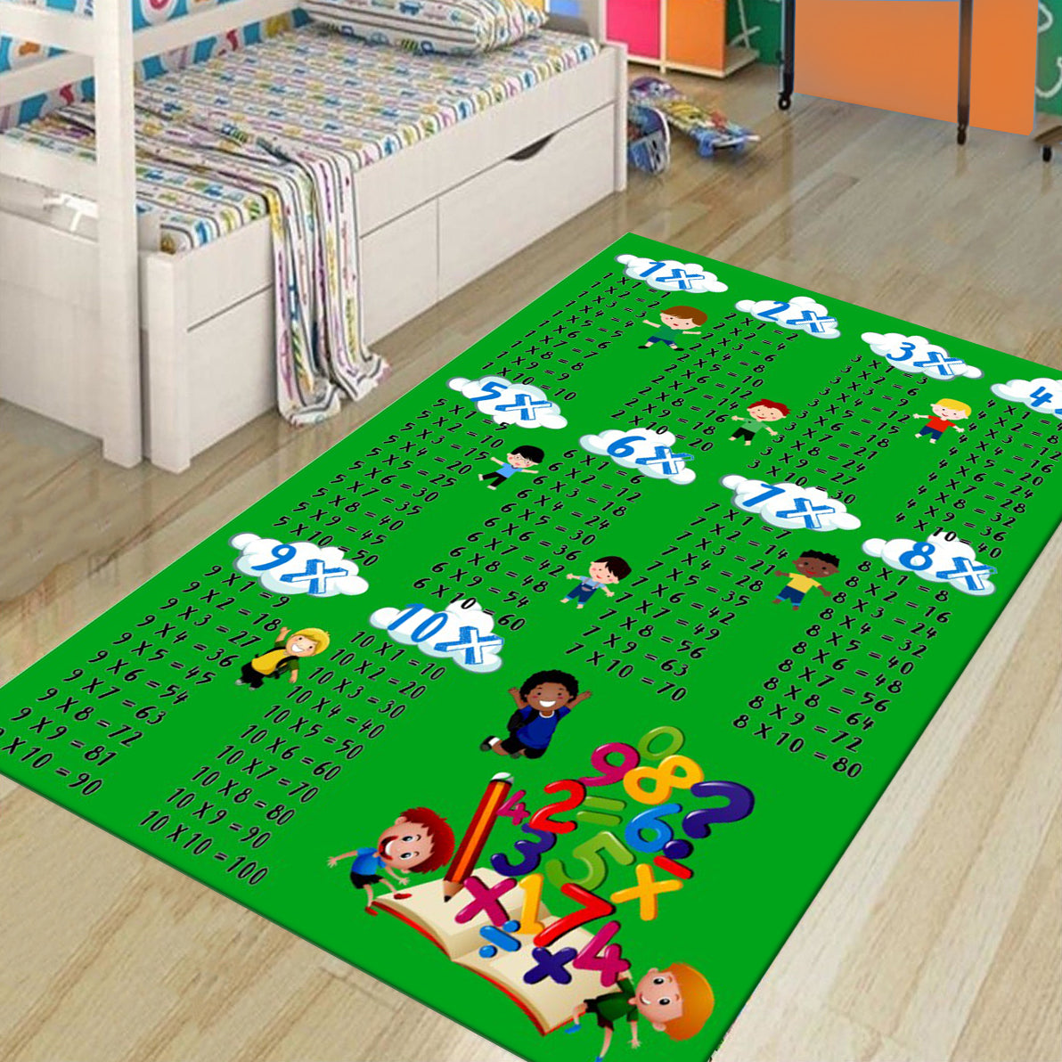 Covor Copii Termoizolant, Antiderapant, C185 Verde