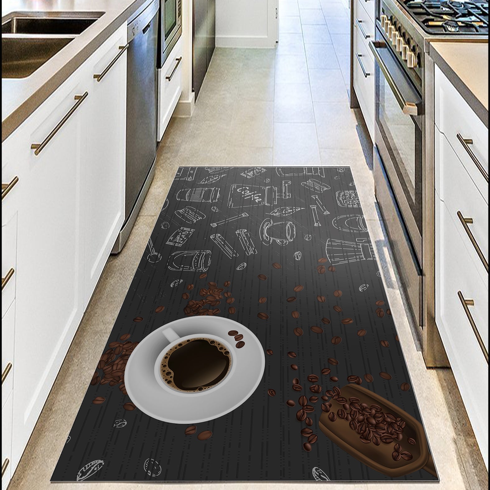 Covor Bucatarie Termoizolant, Antiderapant, K9170