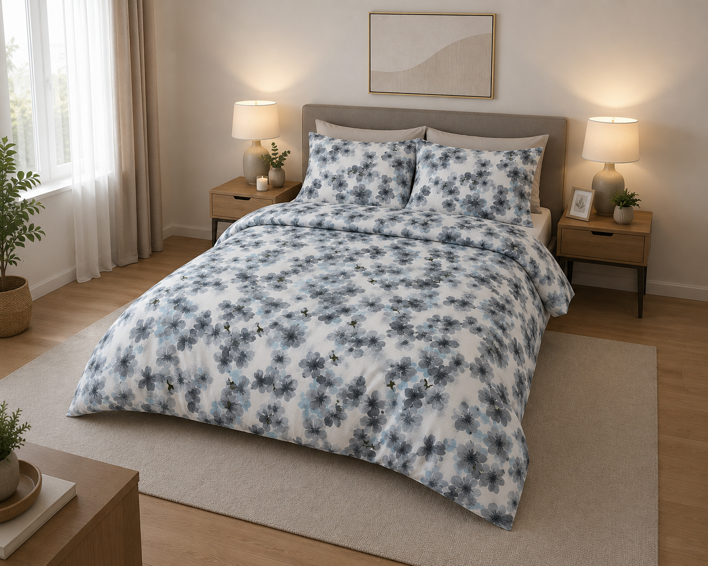 Lenjerie de Pat Bumbac Creponat - C020