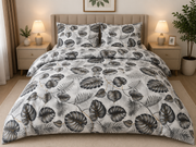 Lenjerie de pat XL Midnight Leaves – 100% Bumbac