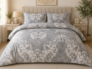 Lenjerie de pat XL Silver Damask – 100% Bumbac