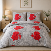 Lenjerie de pat XL Scarlet Roses – 100% Bumbac