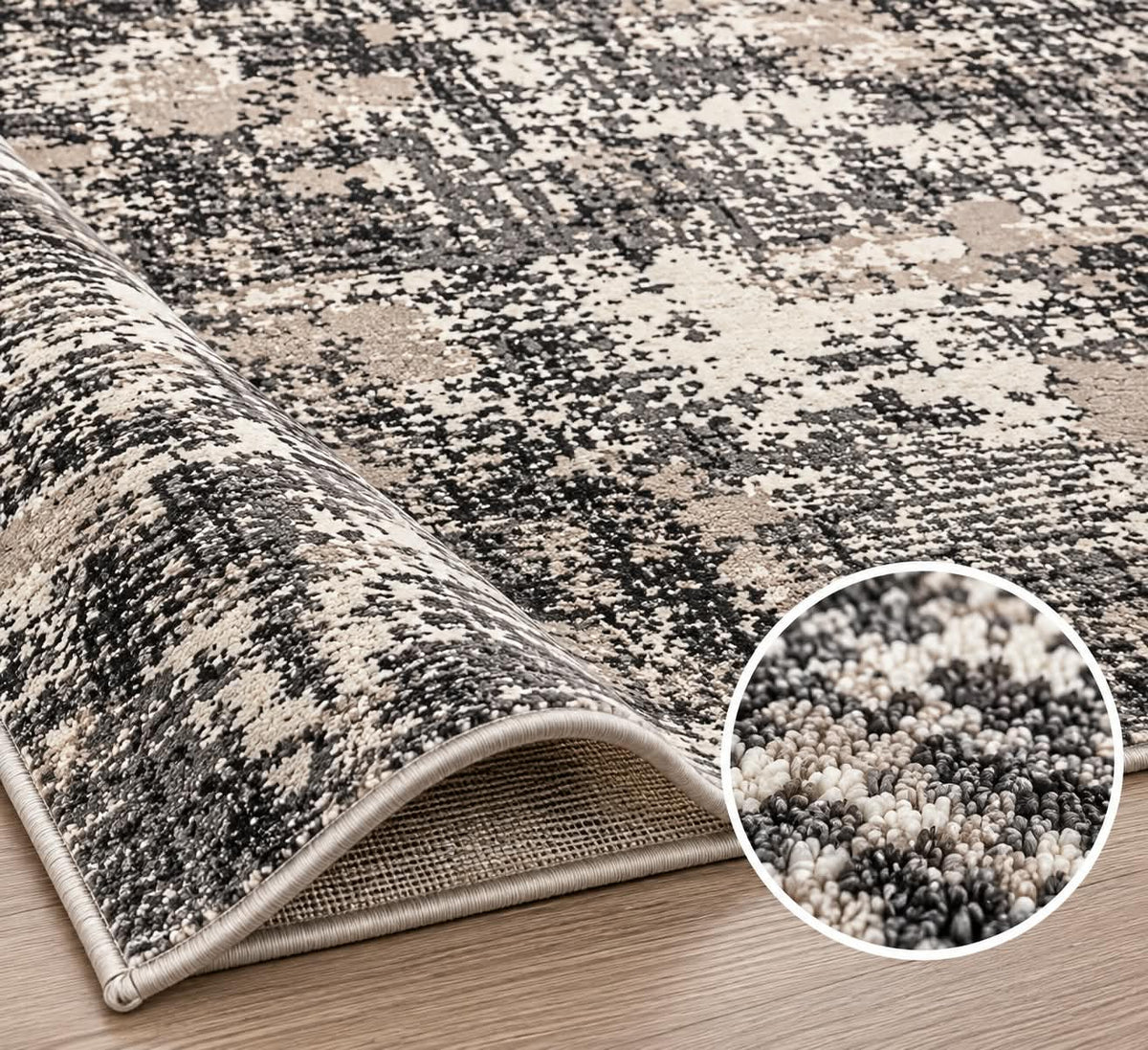 Covor modern Taksim Grey Taupe Cream