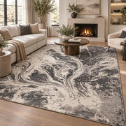 Covor modern Taksim Ivory Charcoal