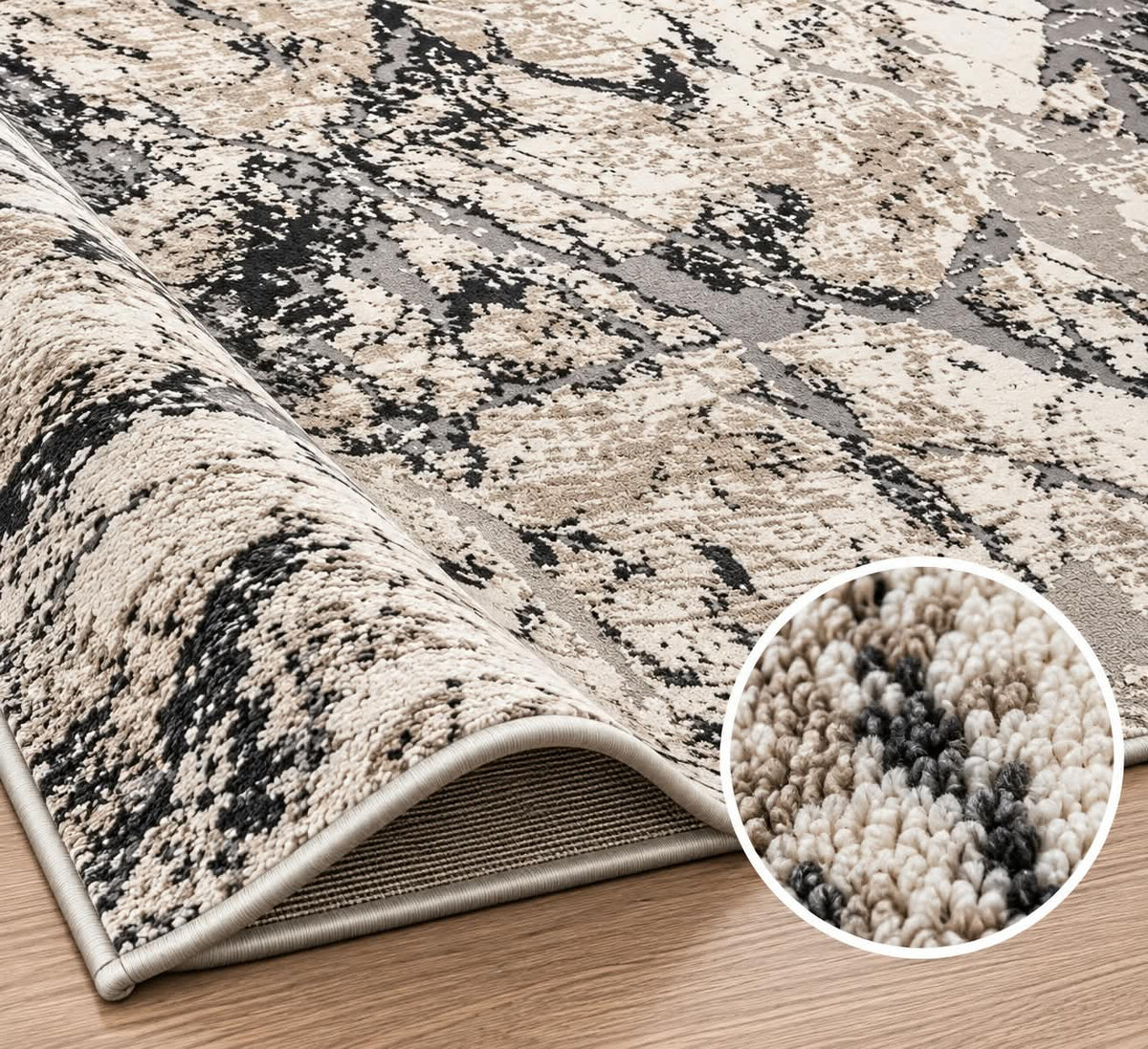 Covor modern Taksim Ivory Grey Taupe