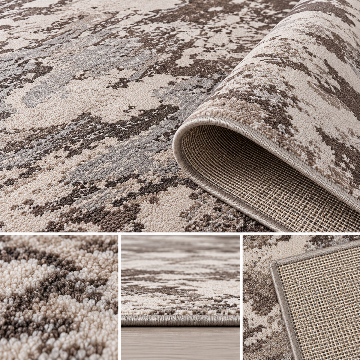 Covor modern Alyans Ivory Taupe