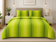 Lenjerie de pat XL Green Strokes – 100% bumbac