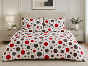 Lenjerie de pat XL Red Dots – 100% bumbac