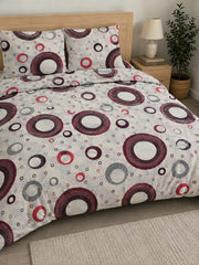 Lenjerie de pat XL Retro Circles – 100% Bumbac