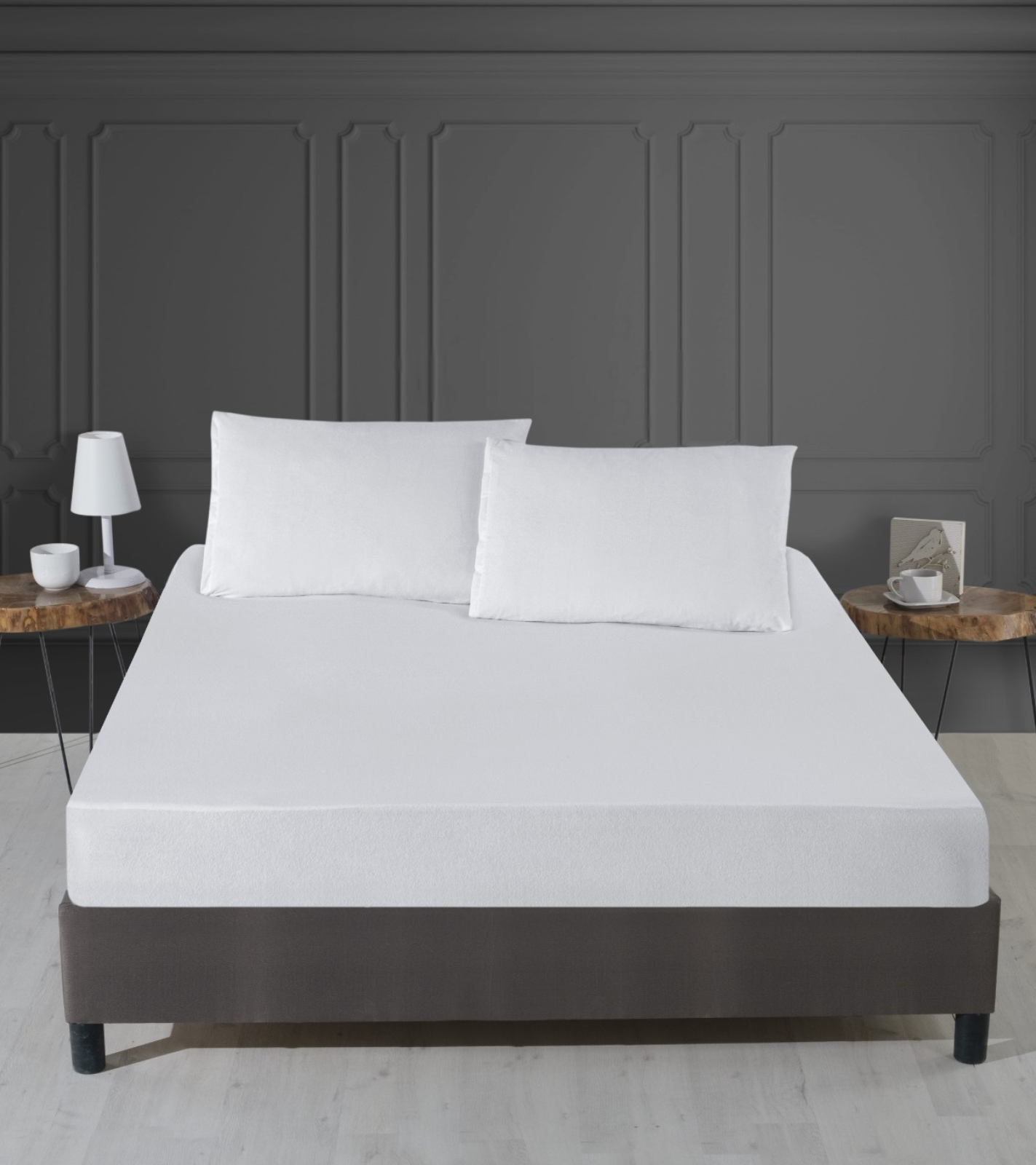 Husa impermeabila saltea bumbac 100% 160cm x 200 cm - inaltimea de 25 cm