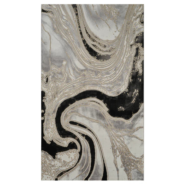 Covor Marmara Obsidian 034 White Gold