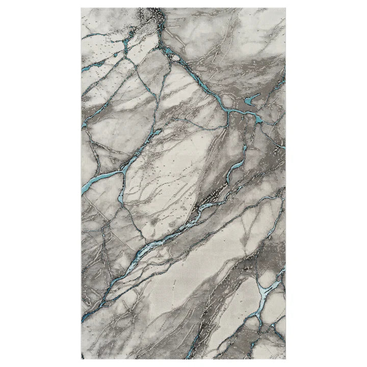 Covor Marmara Carrara 159 White Turcoaz